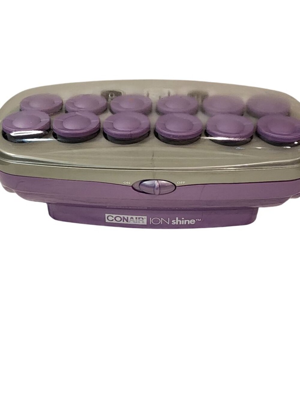 Conair Ion Shine Purple Hair Hot Rollers all Large NO CLIPS
